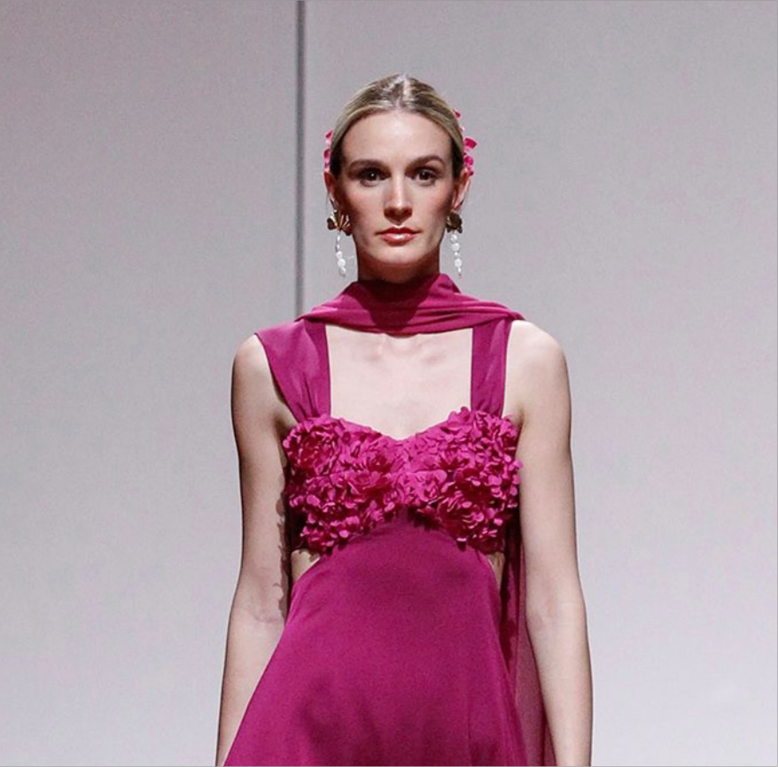 Tocado Athina buganvilla