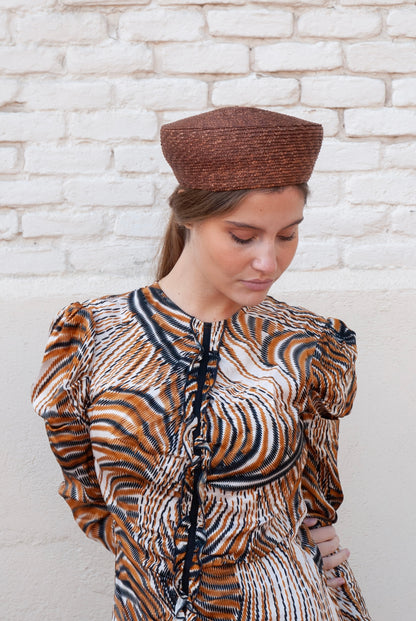 Casquete Celine chocolate