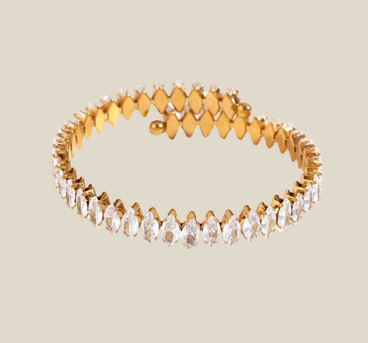 Brazalete Snake blanco