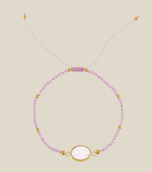 Pulsera Virgen rosa