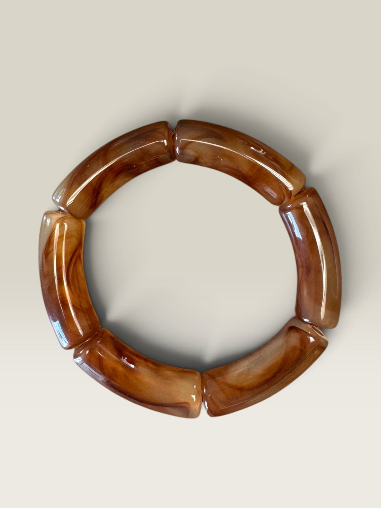 Pulsera Puzzle coñac