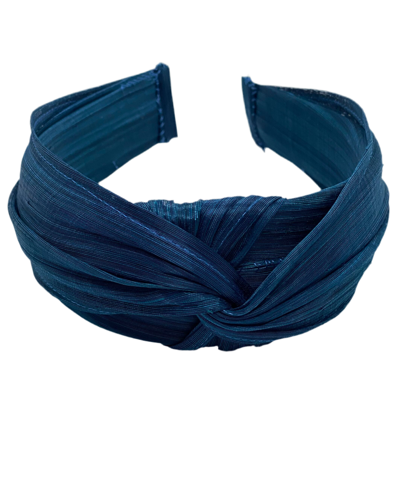 Baroness headband in sea blue