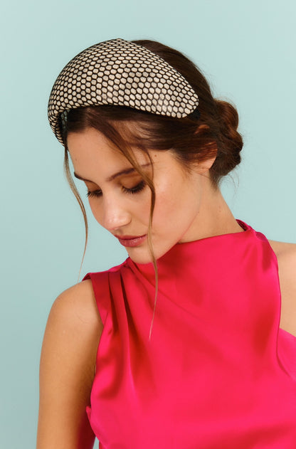 Diadema Oxford blanca