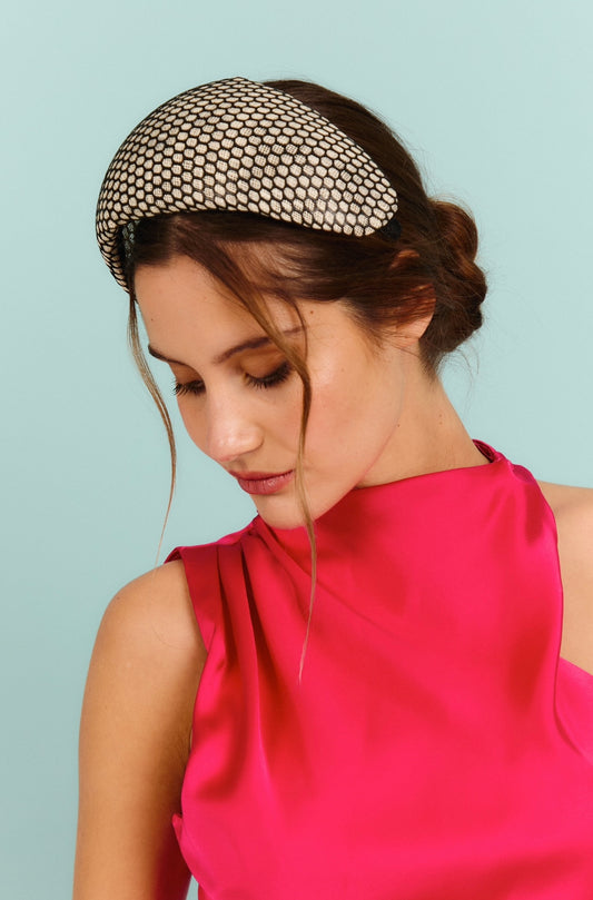 Diadema Oxford blanca