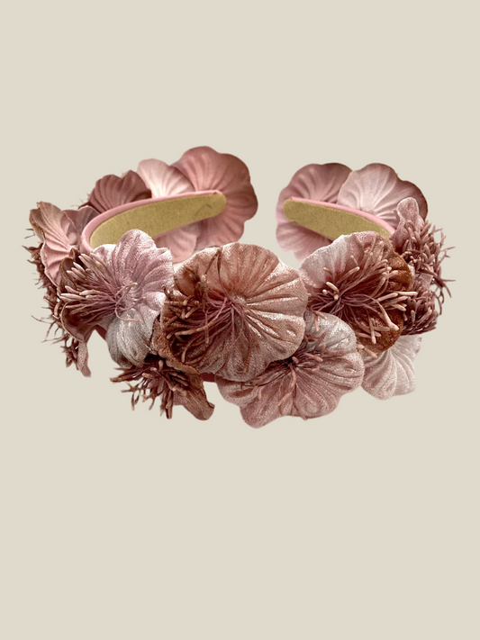 Diadema Dalia rosa