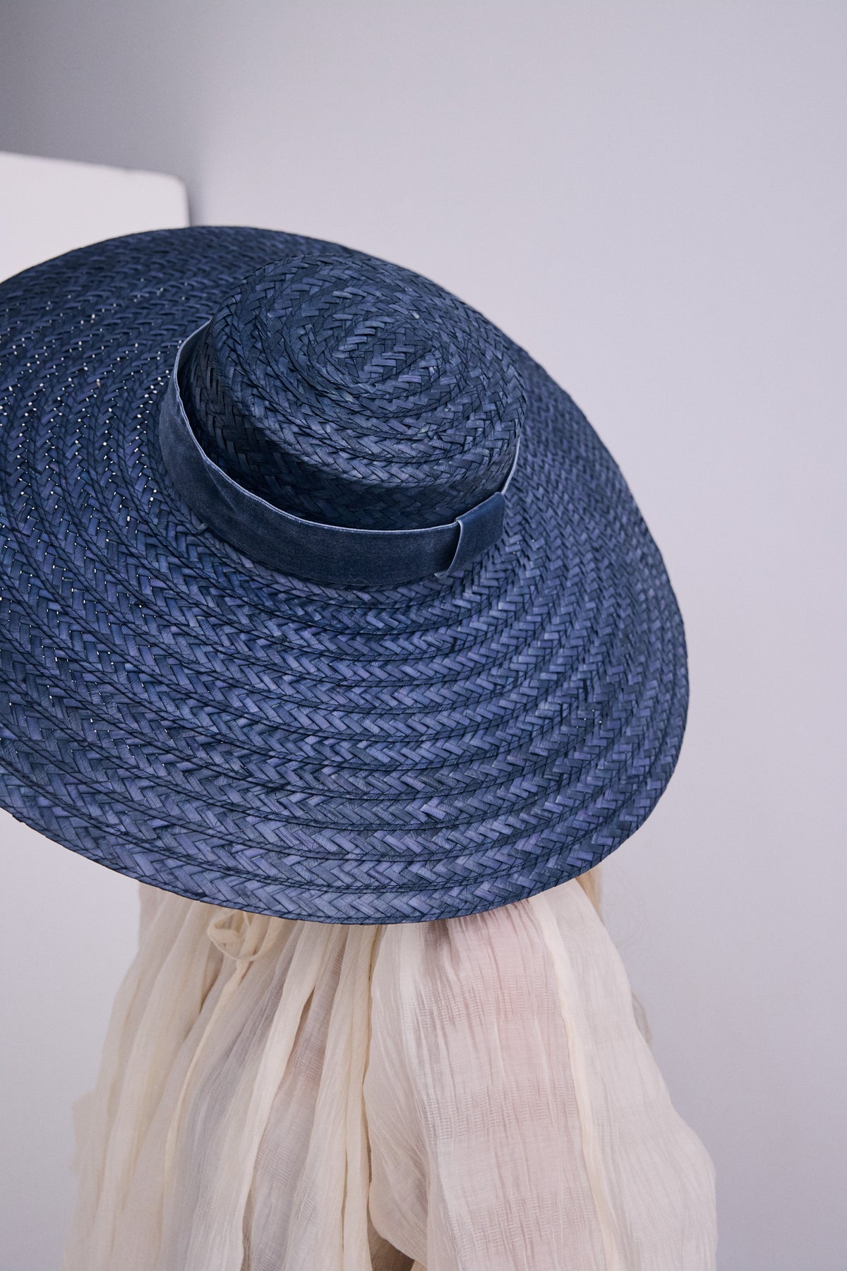 Canotier Carol azul marino