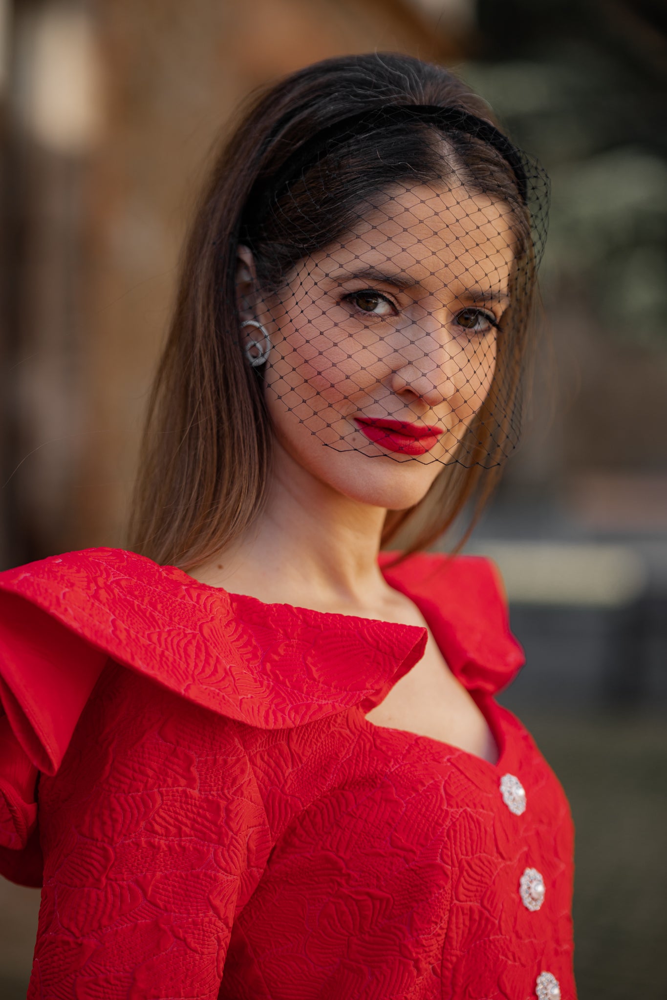 Diadema Carolina petite blanca