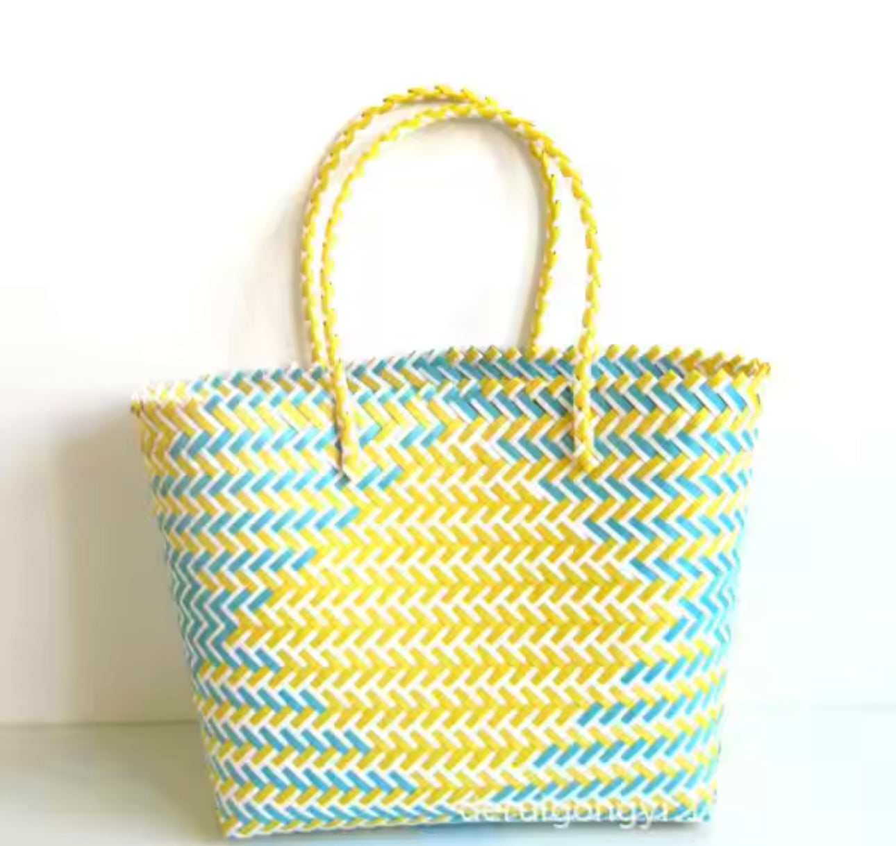 Blue and yellow Bossa bag