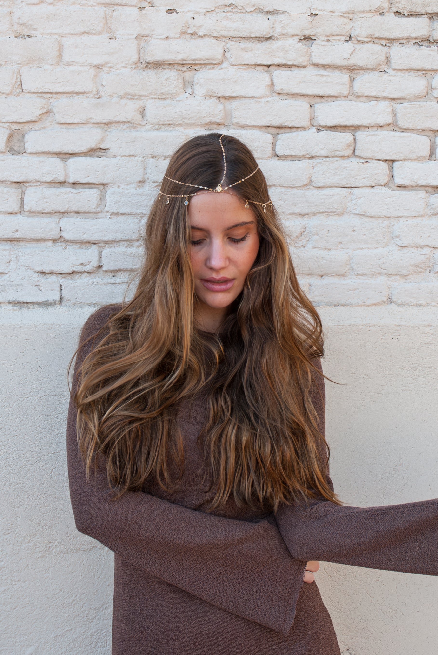 Tocado Zíngara plata