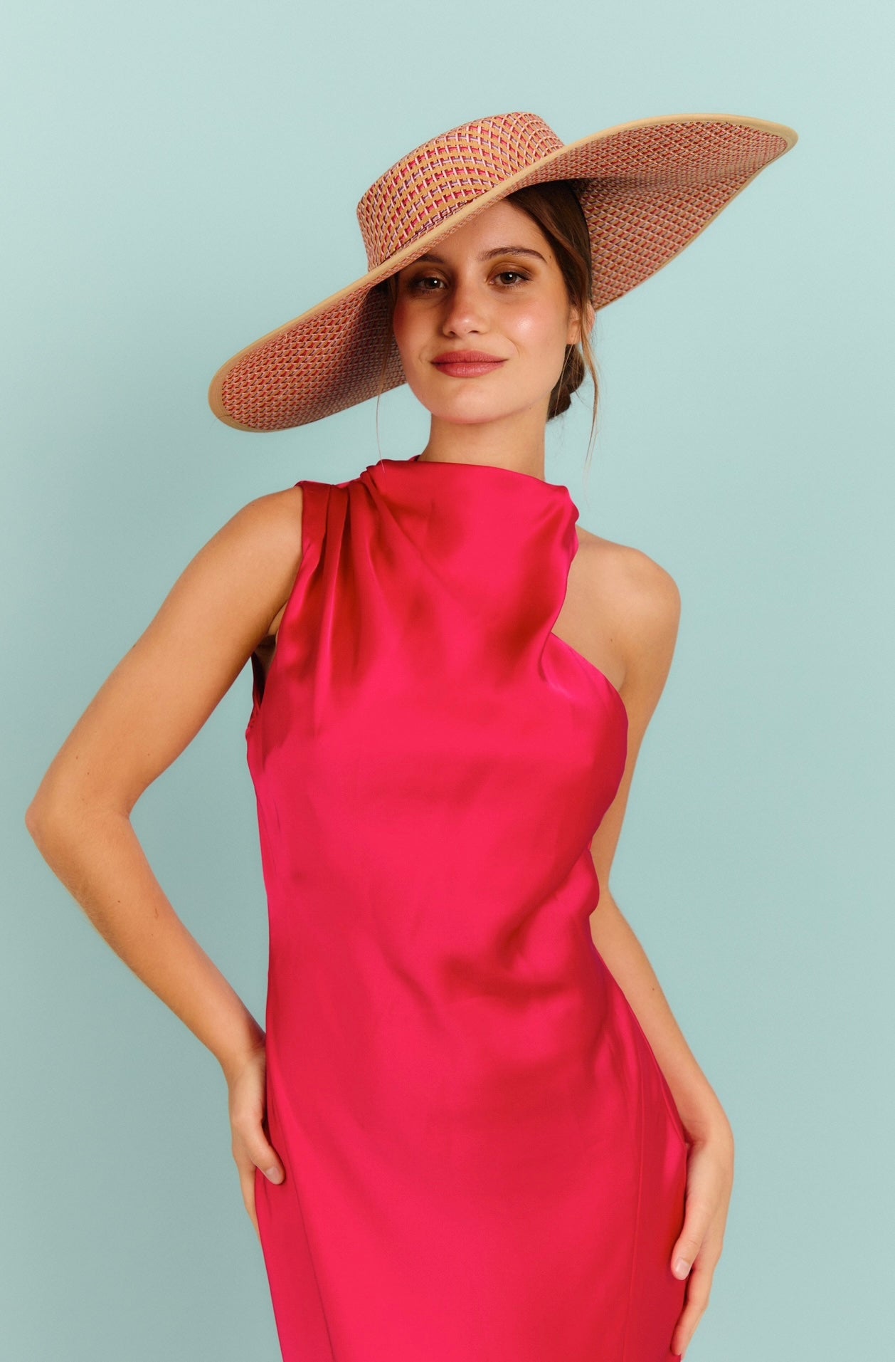 Pamela Amazona Beige y Rosa