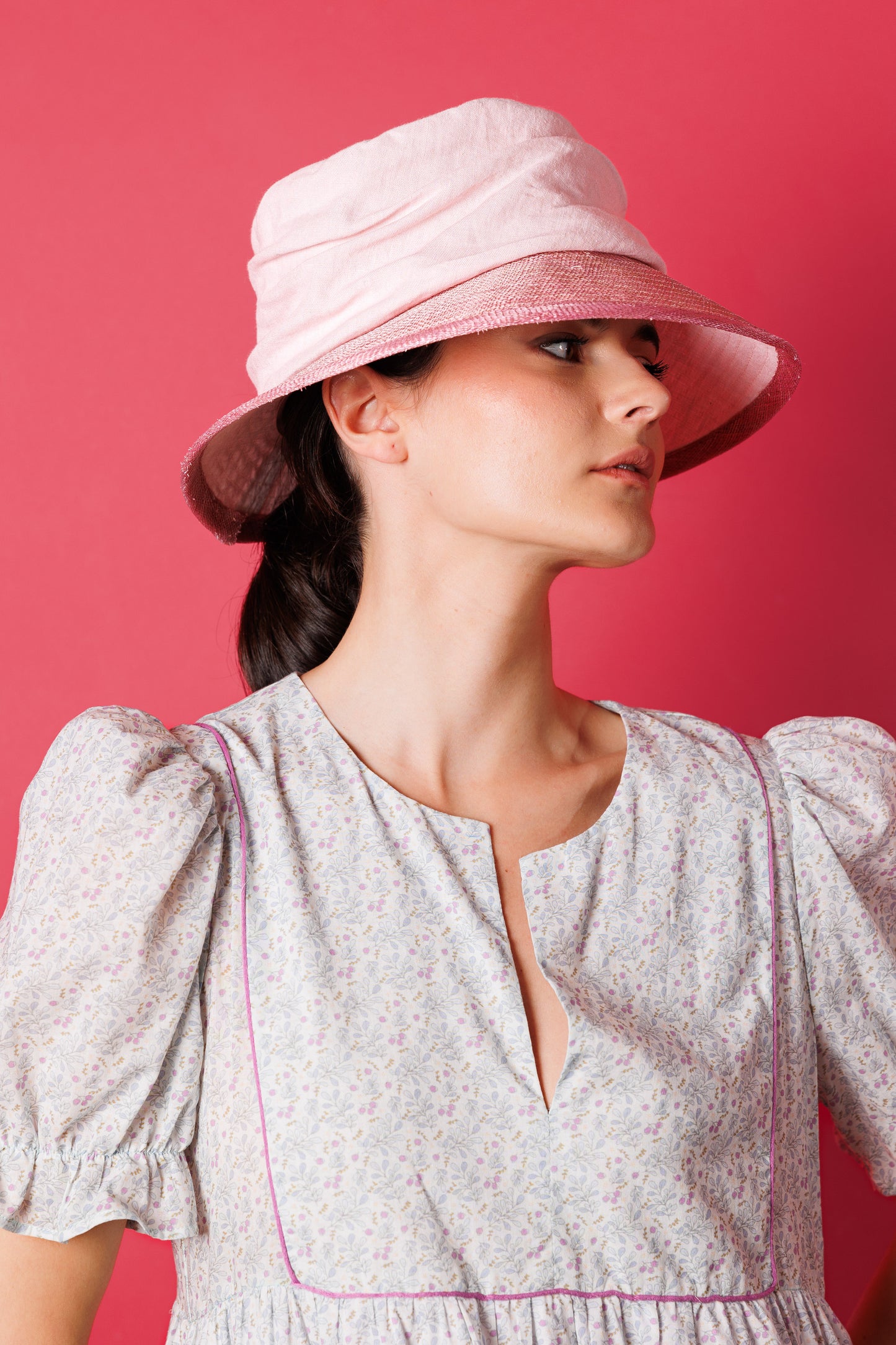 Pink Geraldine hat