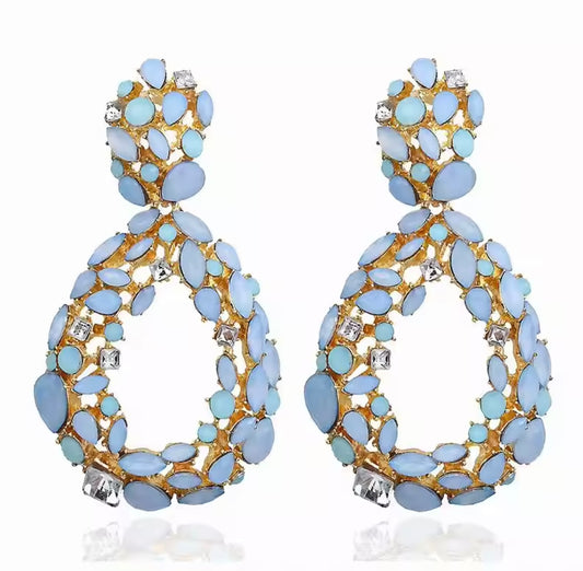 Marbella blue earrings