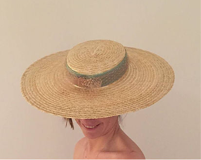 Canotier Carla verde