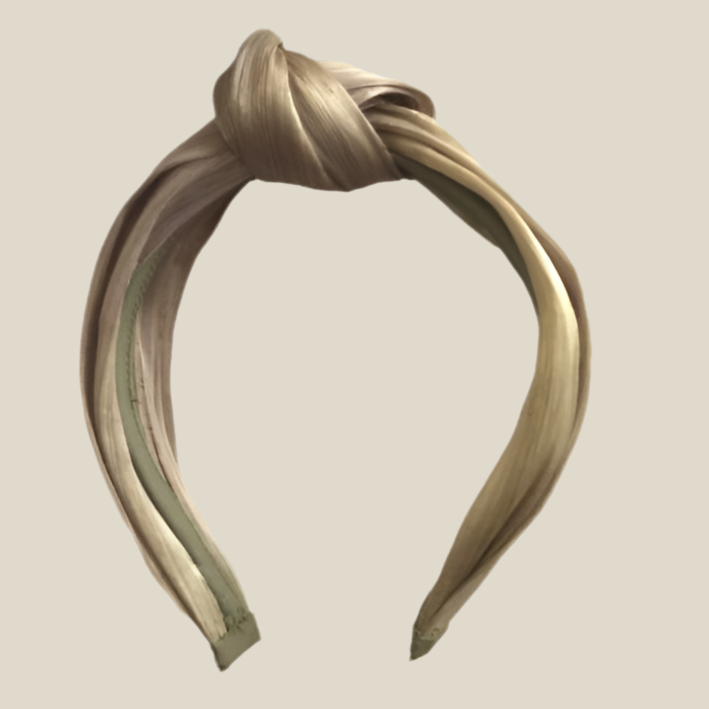 Diadema Condesa verde jade