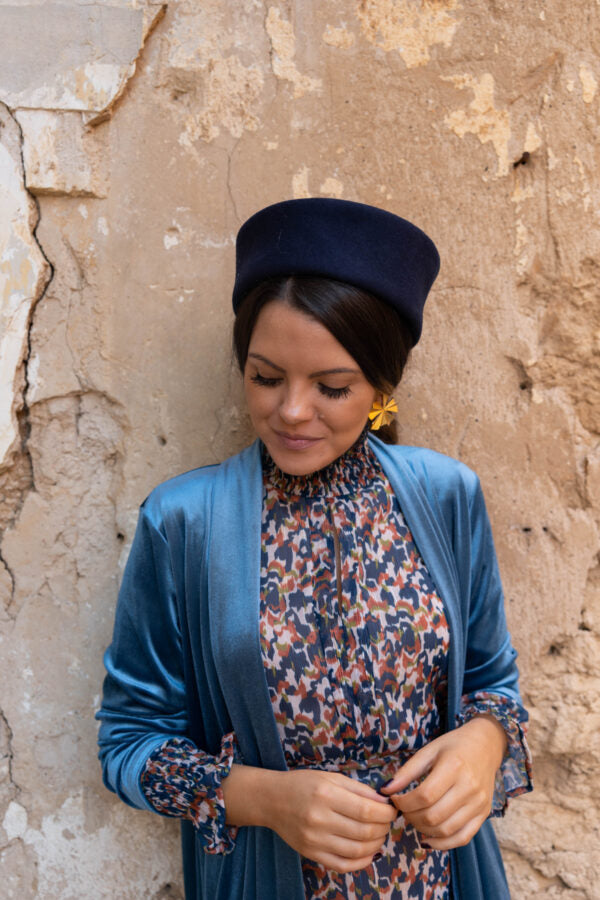 Tocado Jackie marino