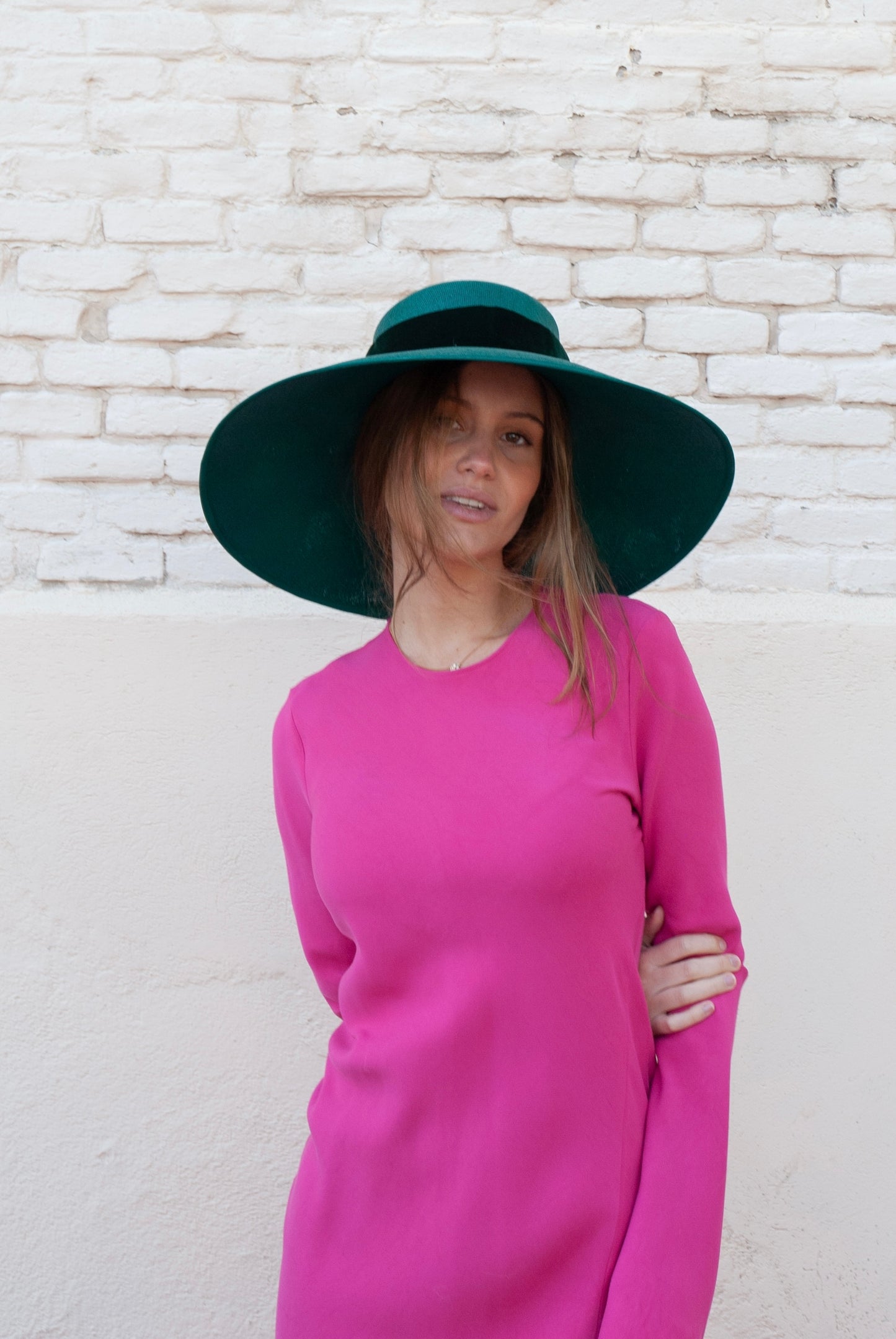 Pamela Clotilde Verde con cinta