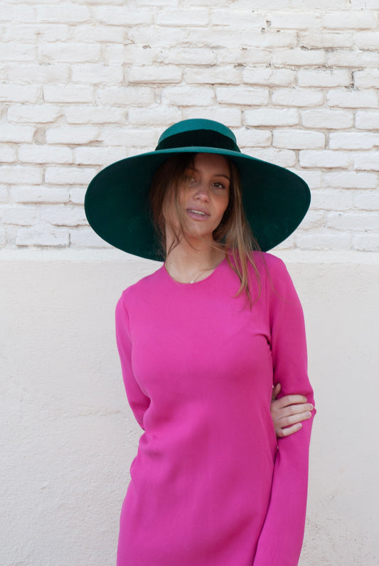 Pamela Clotilde Verde con cinta