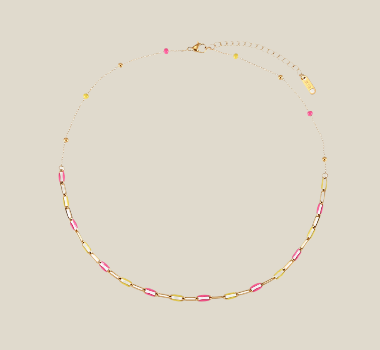 Colgante Bolitas y Eslabones