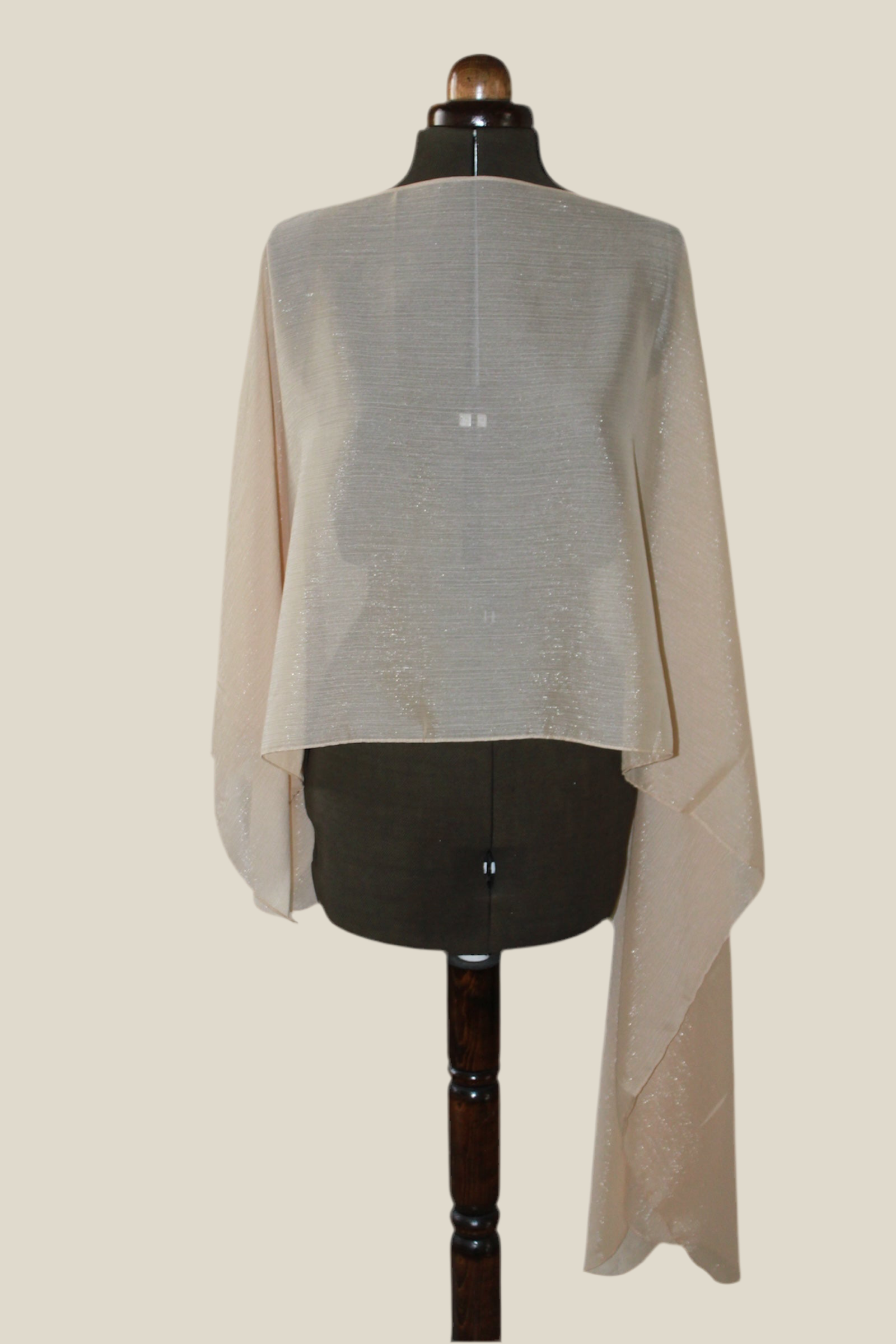 Capa con brillo Beige