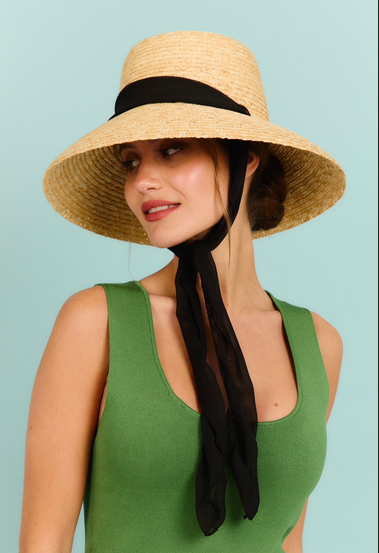 Pamela Audrey Beige con cinta