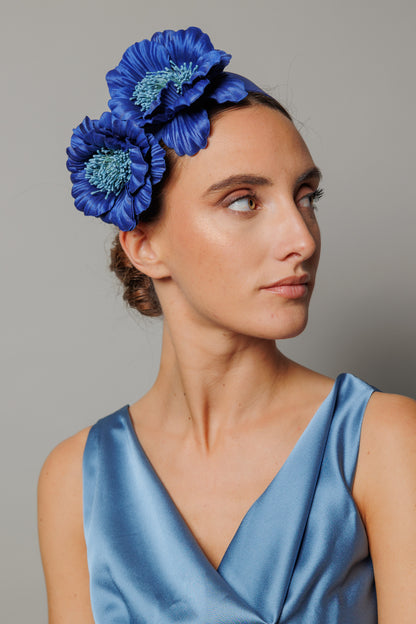 Diadema Chantal azul