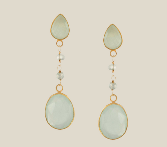 Pendientes Peñubia menta