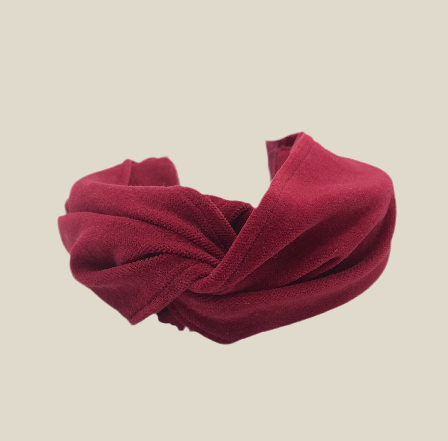 Baroness red velvet headband