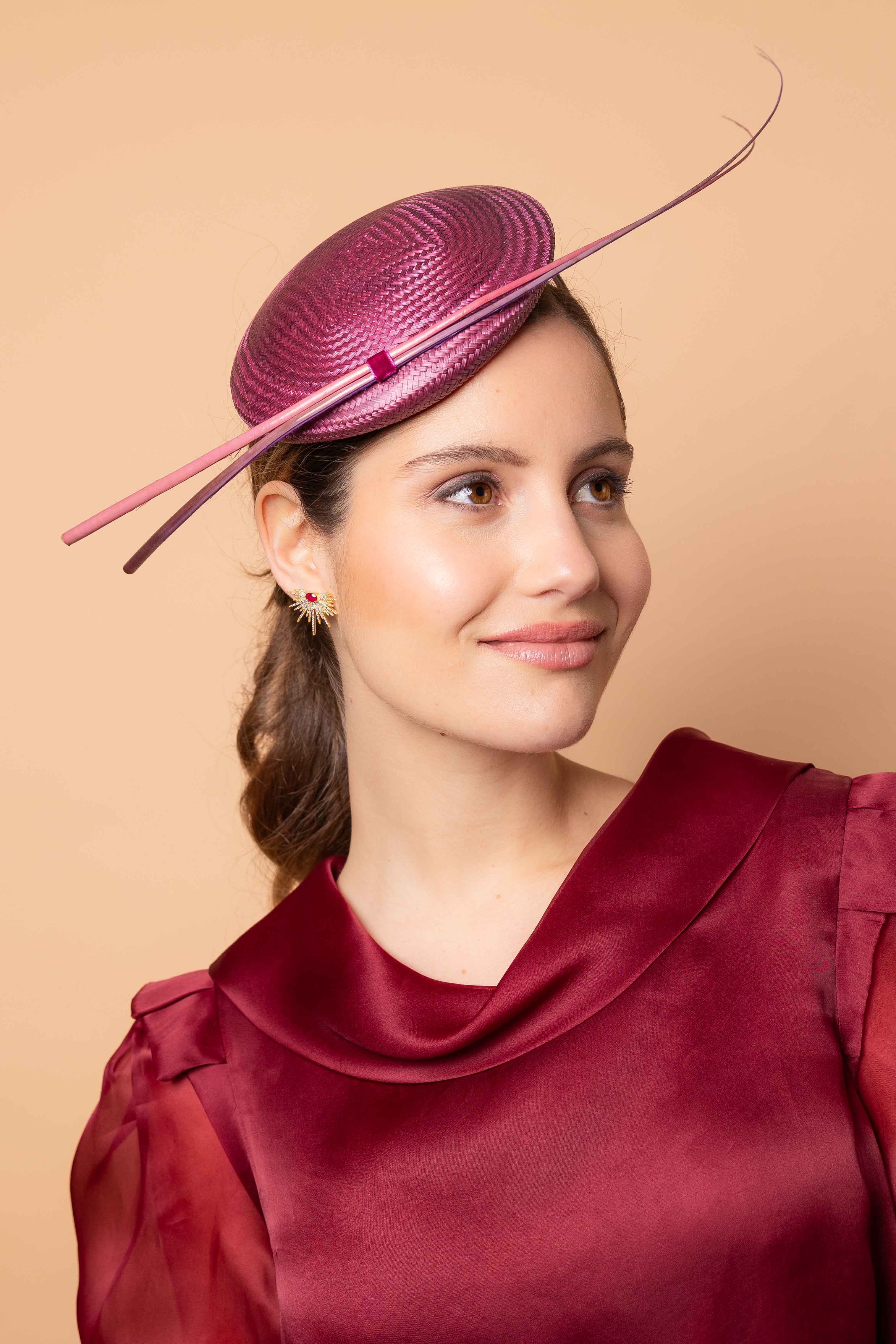 Tocado Charlize buganvilla