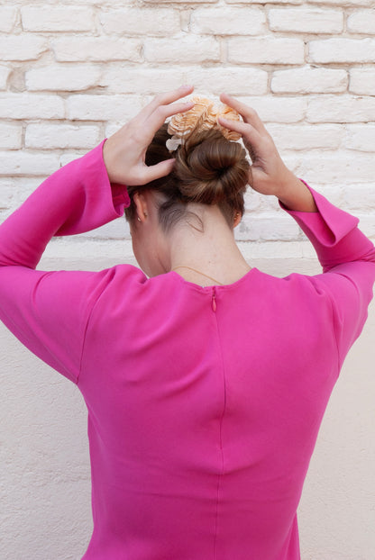 Tocado Hortensias Amarillo