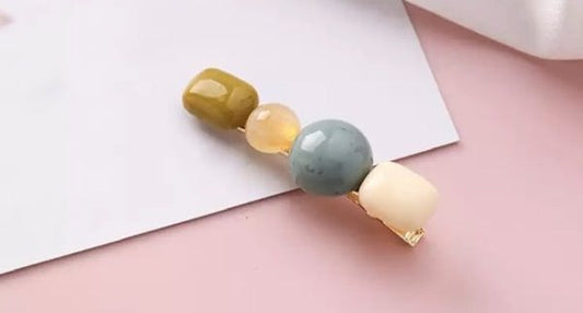 Candy green hairpin