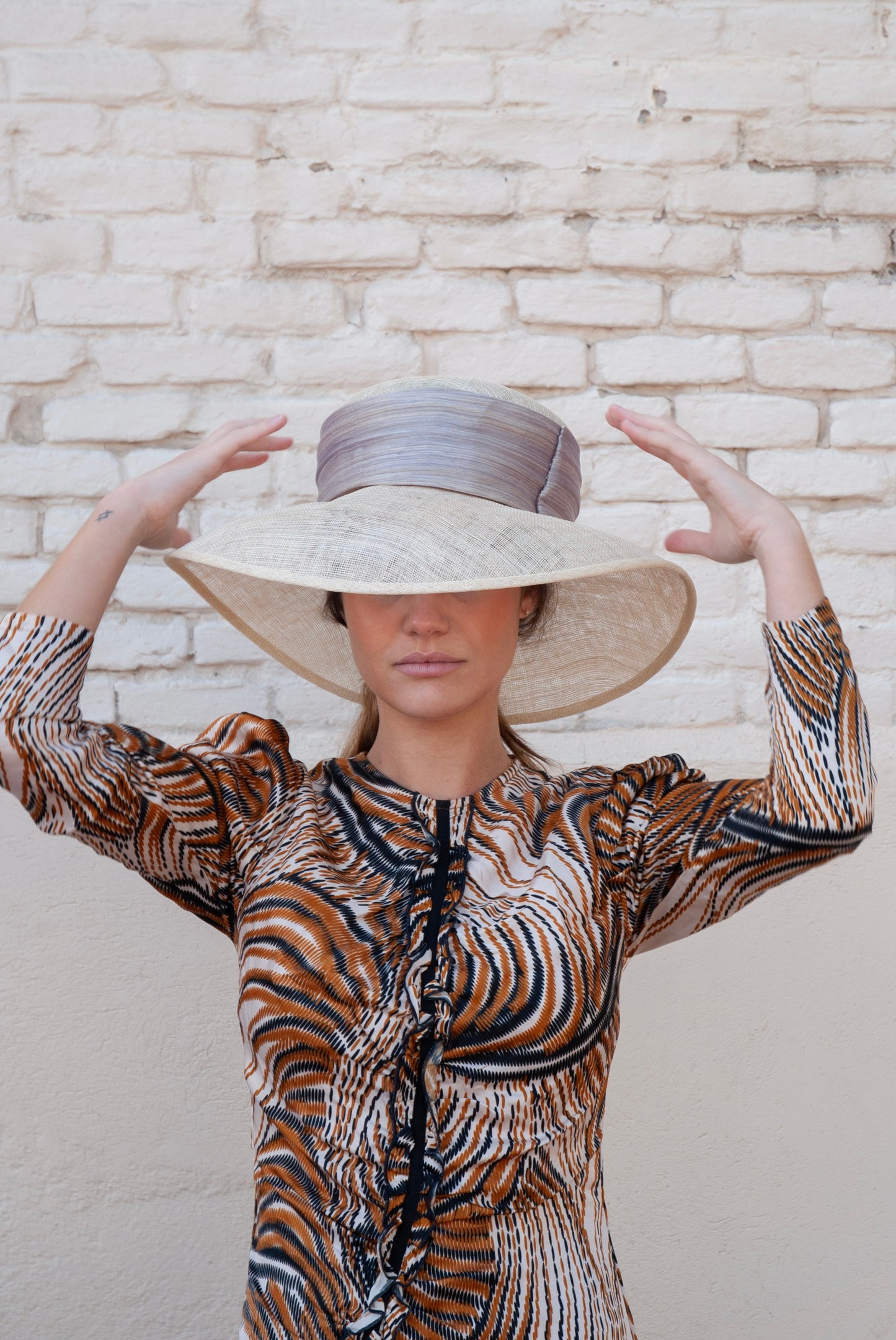 Pamela Sandy Beige con cinta