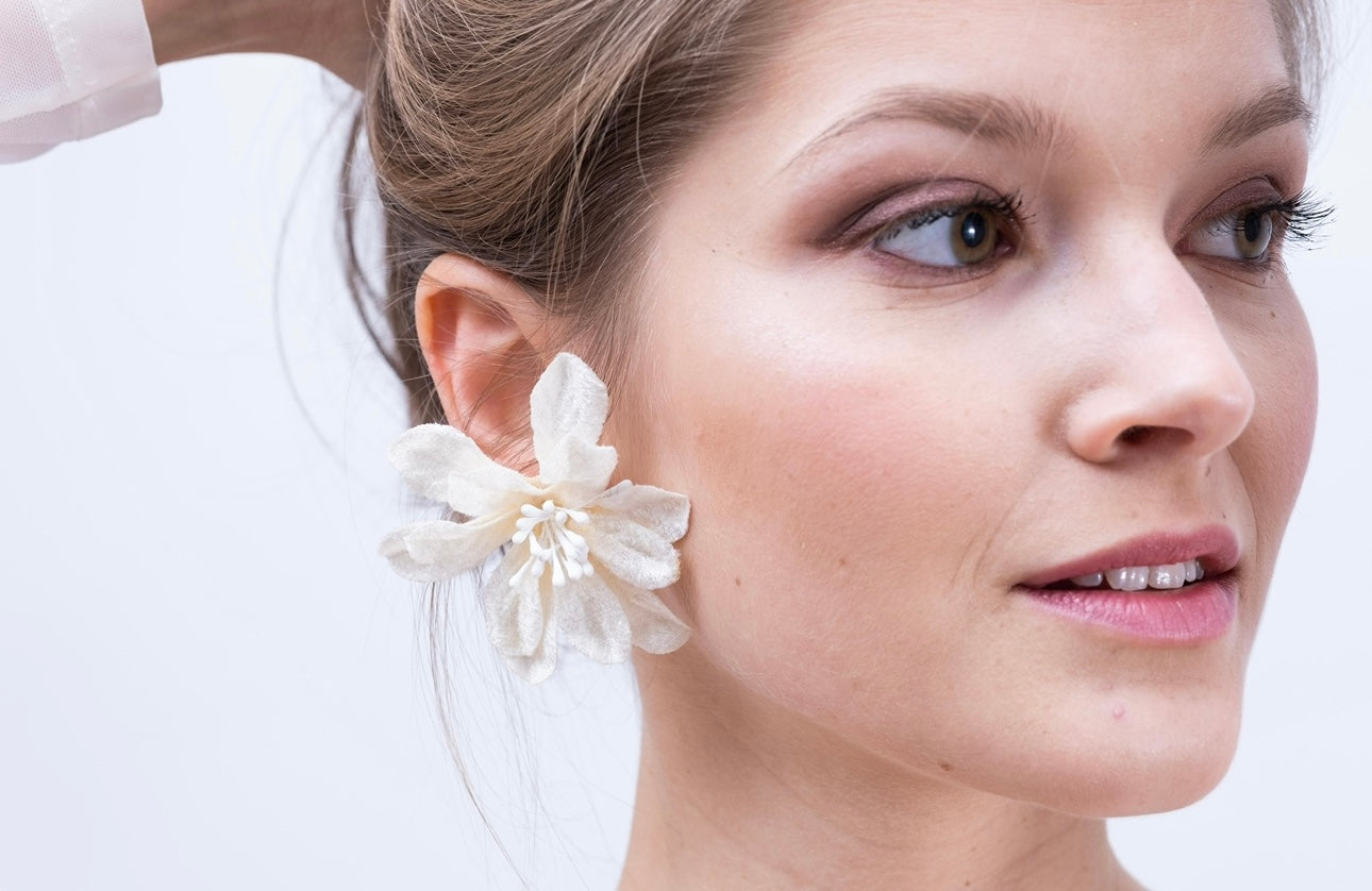 Pendientes Corola buganvilla