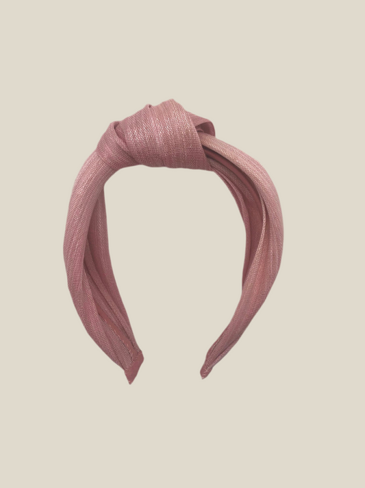 Diadema Condesa rosa bebé