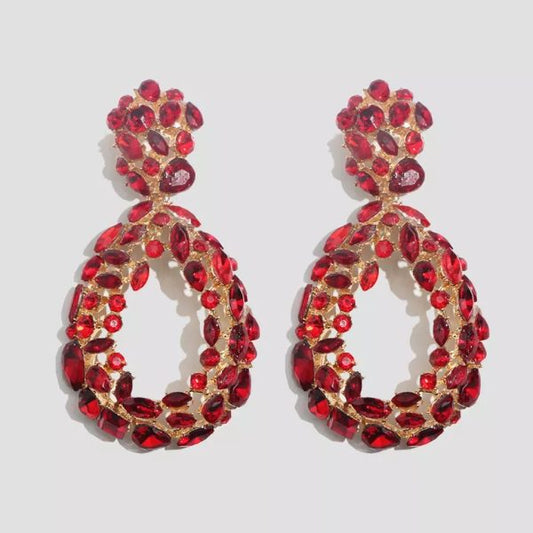 Red Marbella earrings 