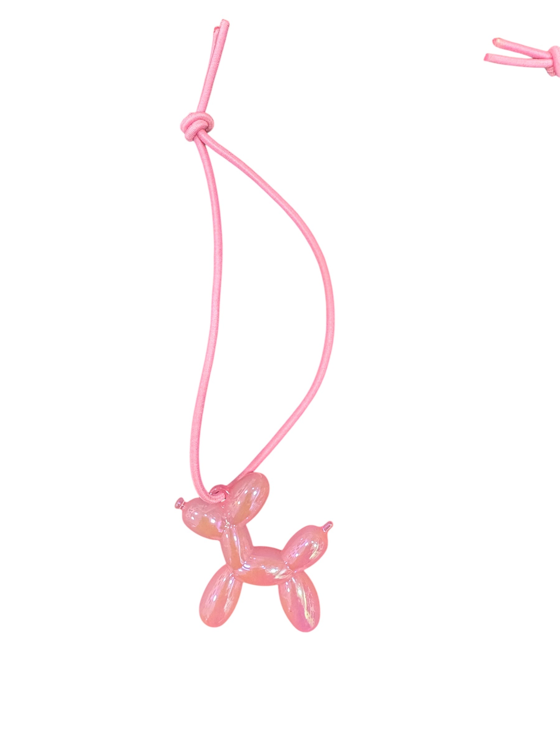 Pink Puppy Keychain