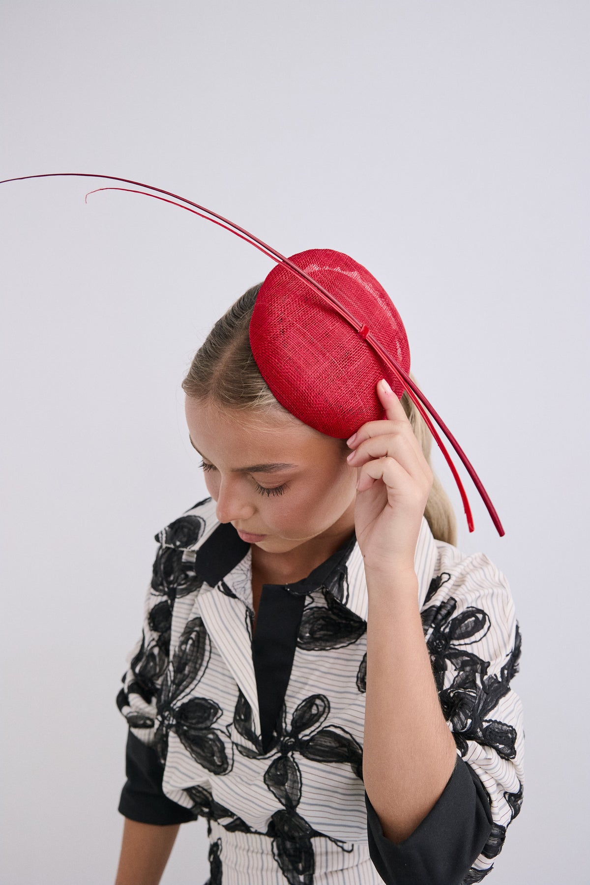 Tocado Mel rojo
