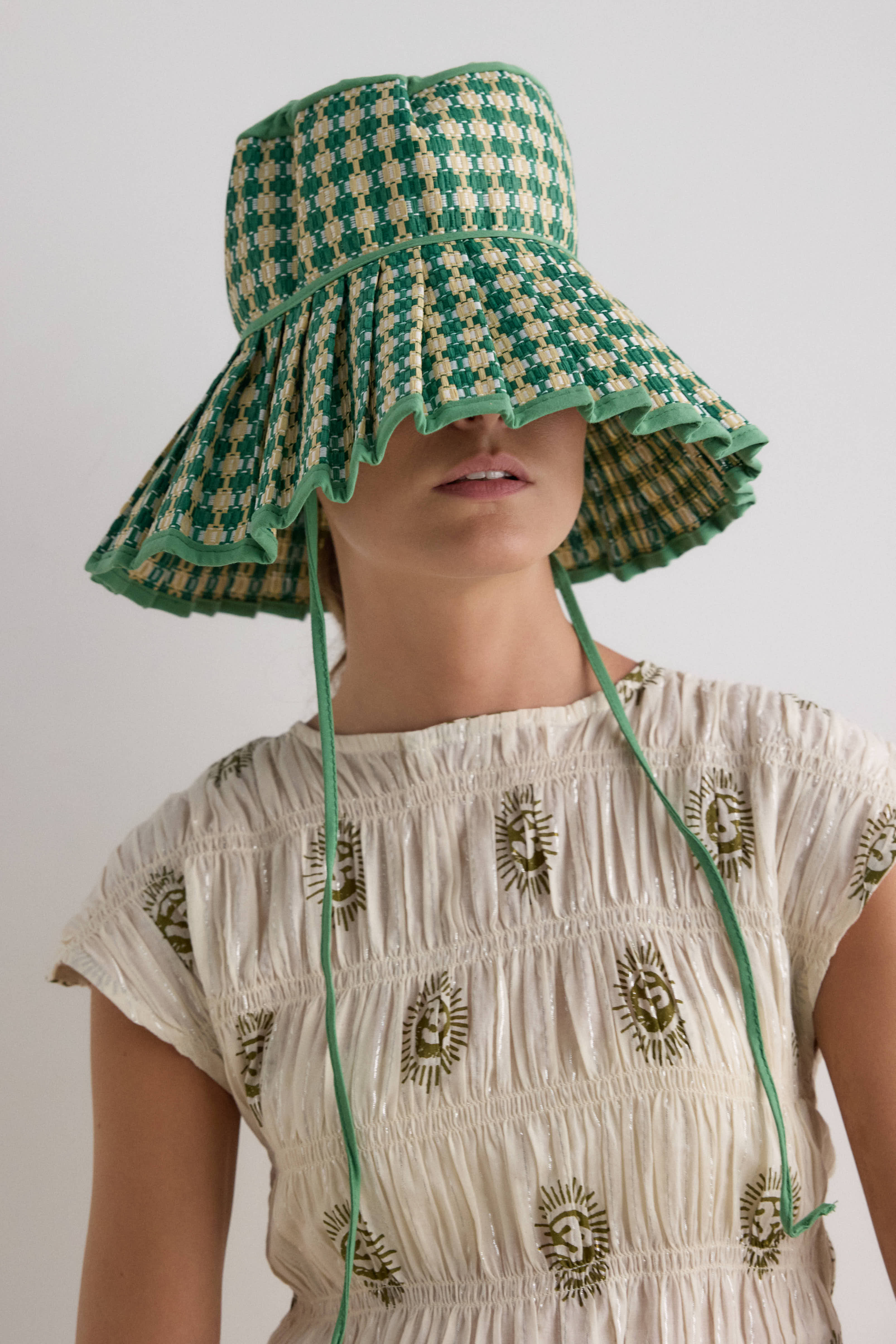 Green Umbrella Hat