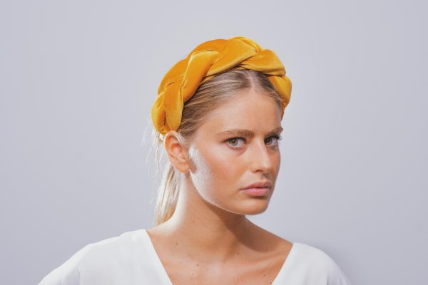 Aura mustard headband 