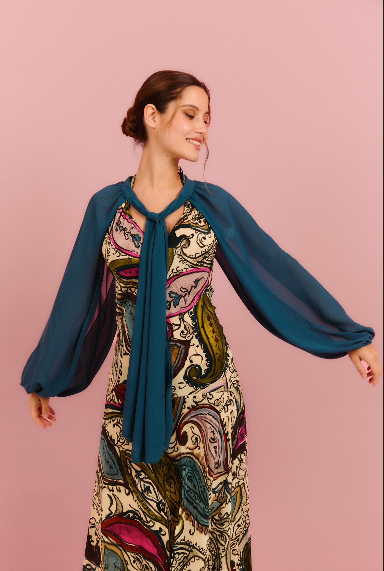 Mangas de crepe Petróleo