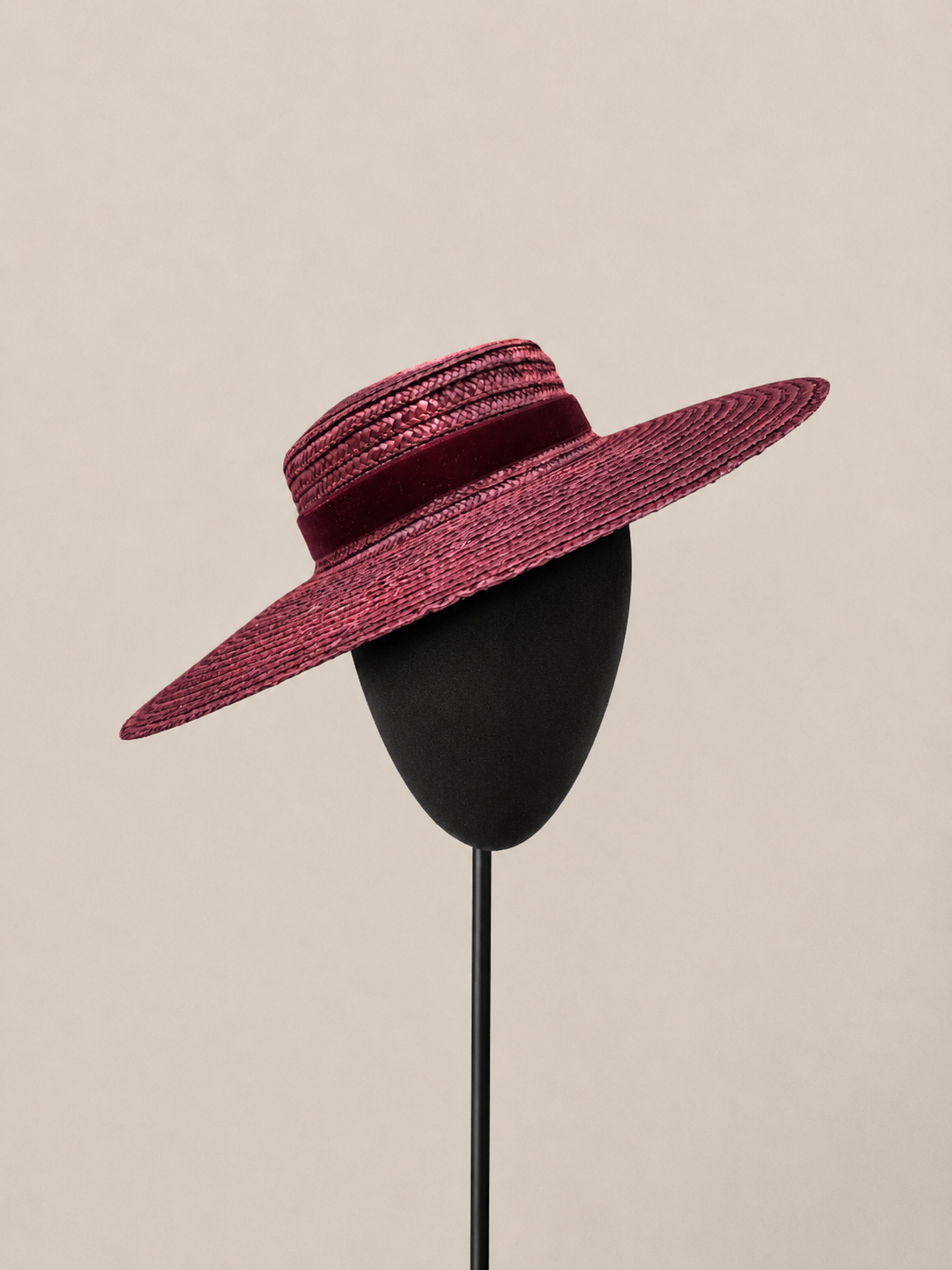 Canotier Lola vino