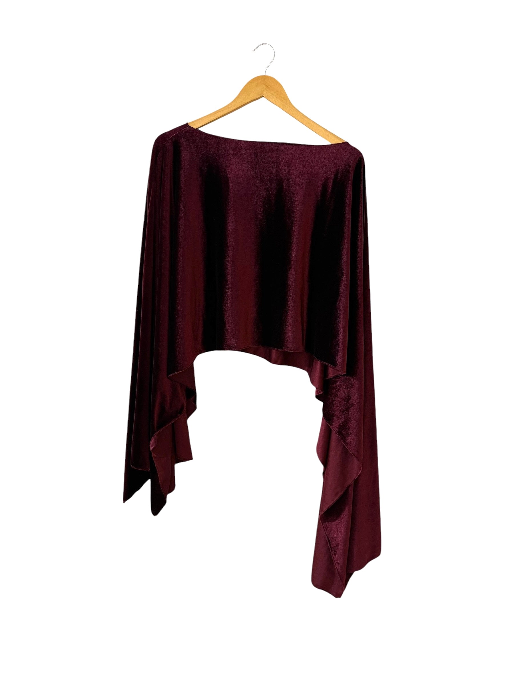 Capa de terciopelo Vino