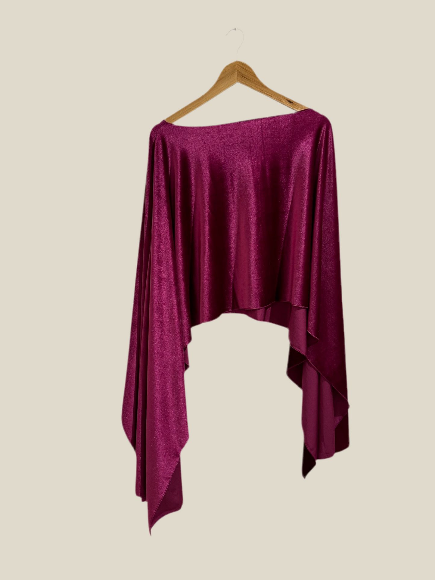 Capa de terciopelo buganvilla