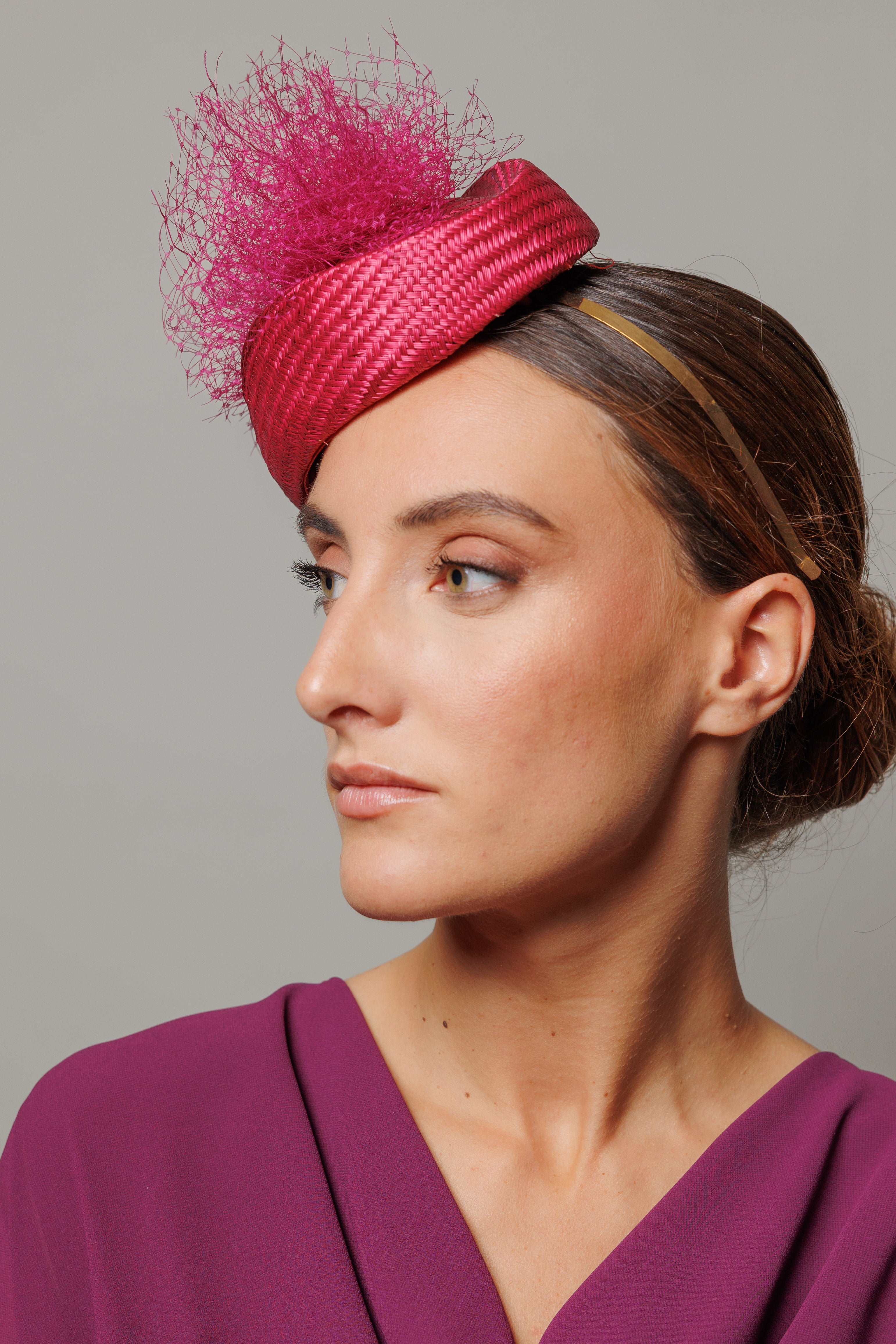 Tocado Alda buganvilla