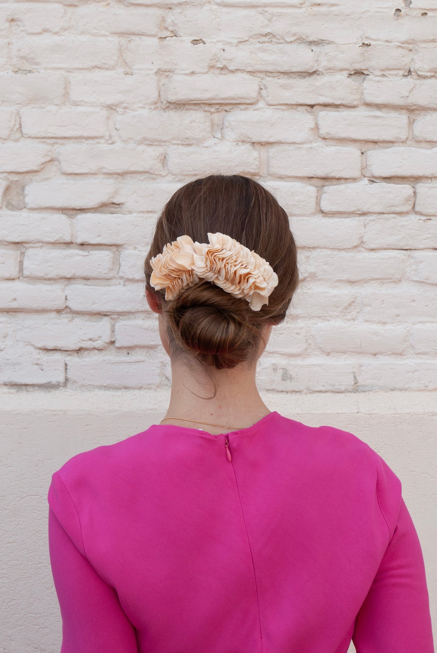 Tocado Hortensias Amarillo