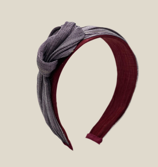 Diadema Marquesa vino y chocolate