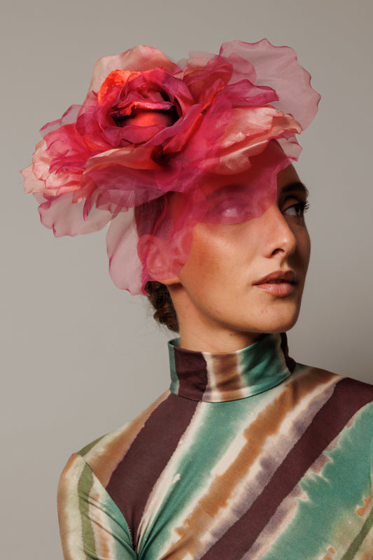 Raimunda bougainvillea headdress