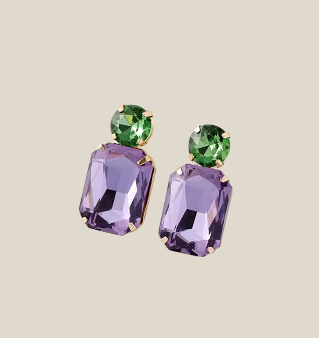 Pendientes Cascais lila