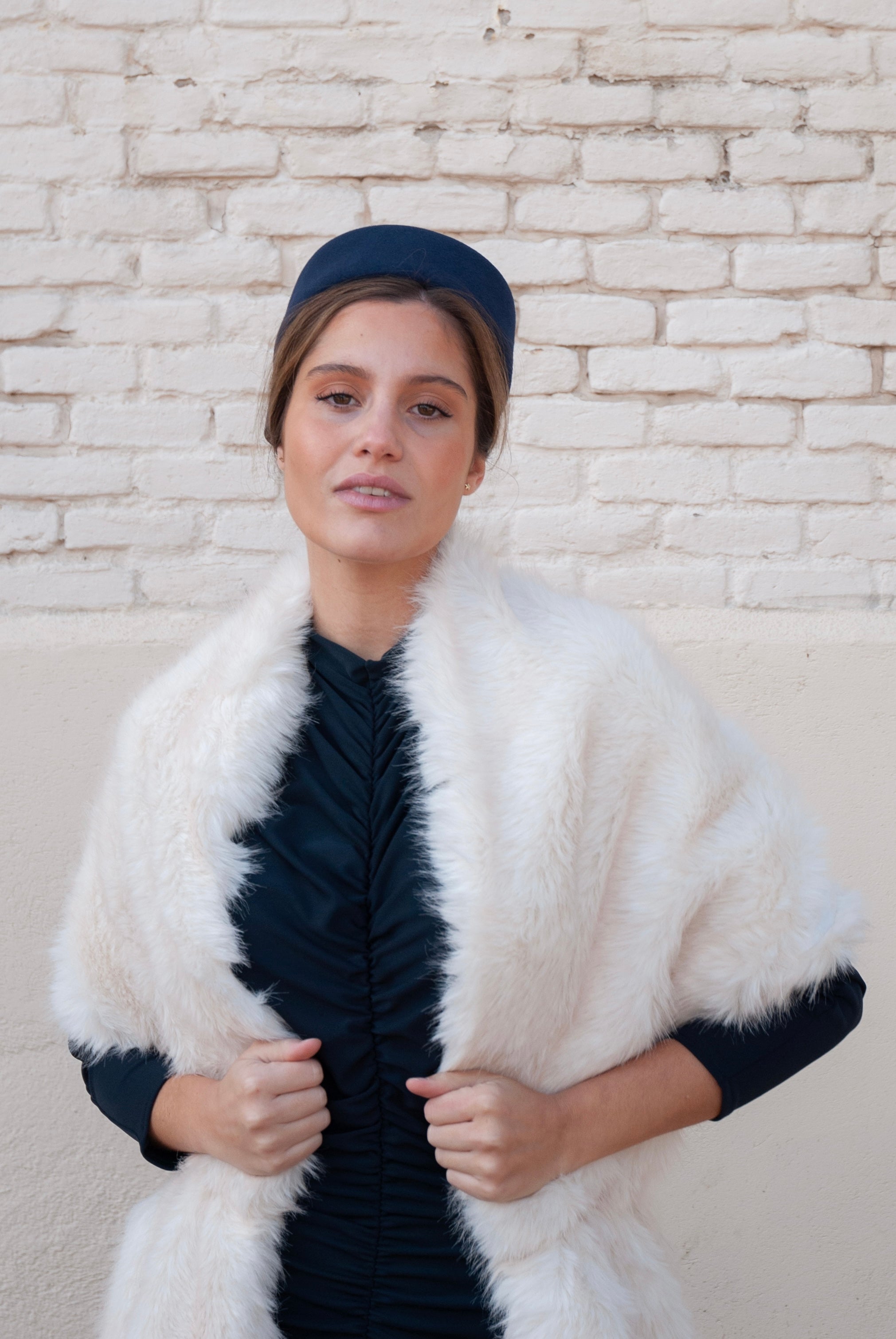 Tocado Casquete Olga Marino