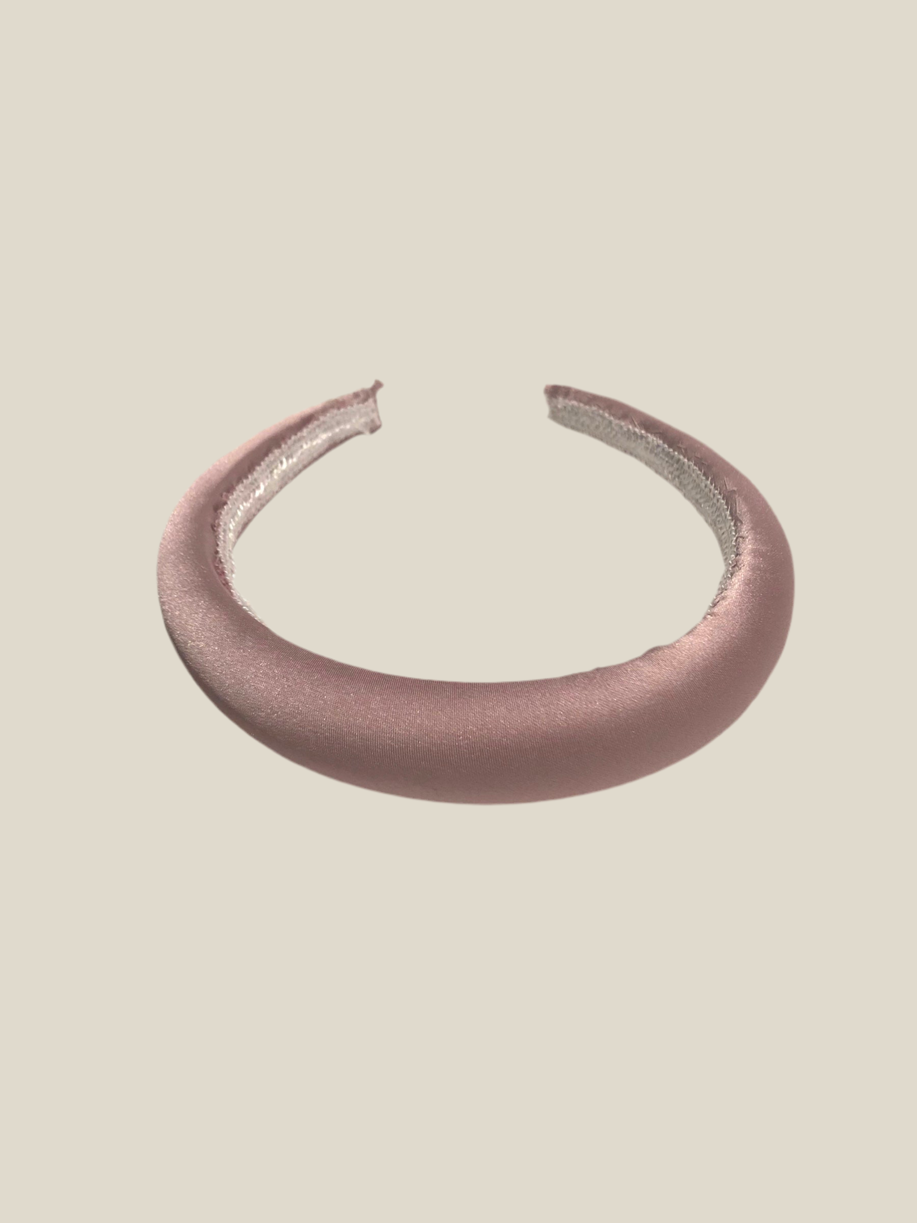 Diadema Río satén rosa