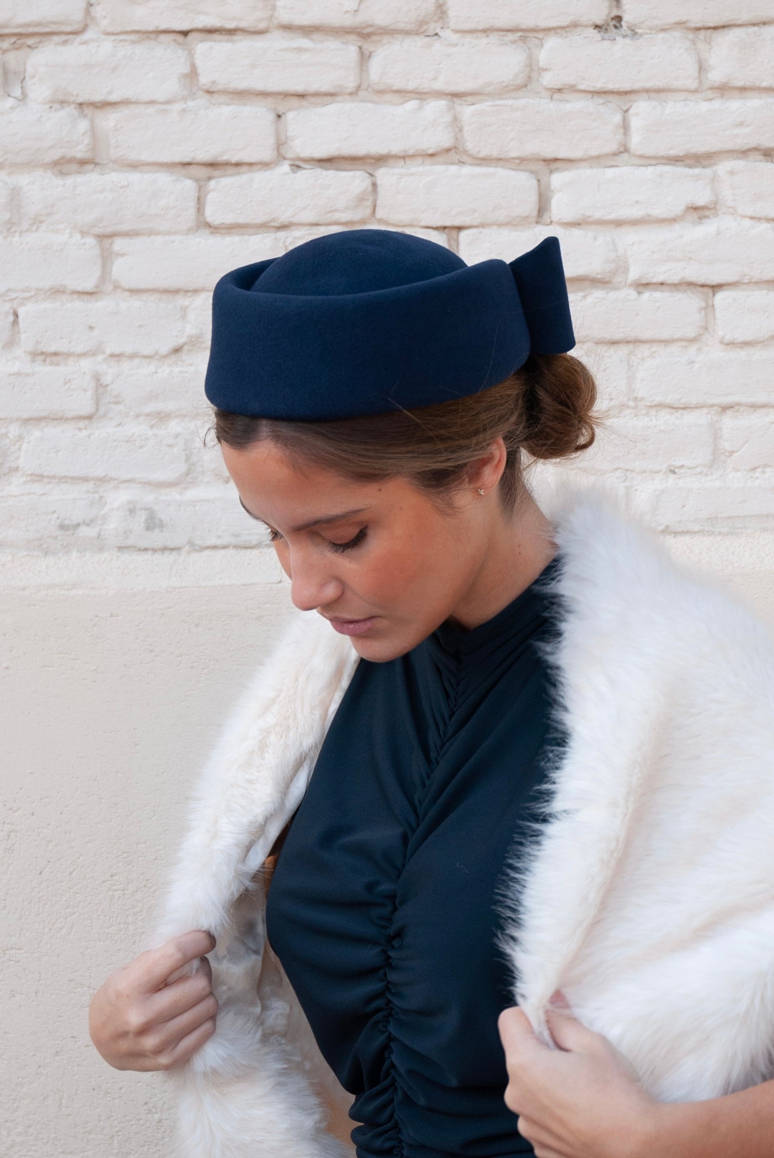 Olga Marino Pillbox Hat
